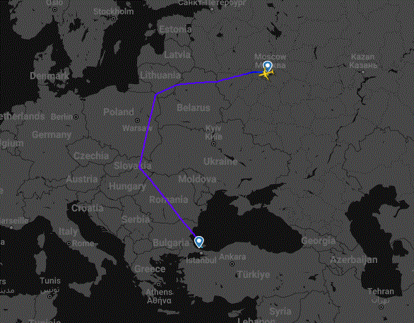 For many months, due to airspace closures, flight TK422 and many others in the region are taking a much longer route to reach their destination. A flight that would take about 2.5 hours, now takes almost 5 hours.